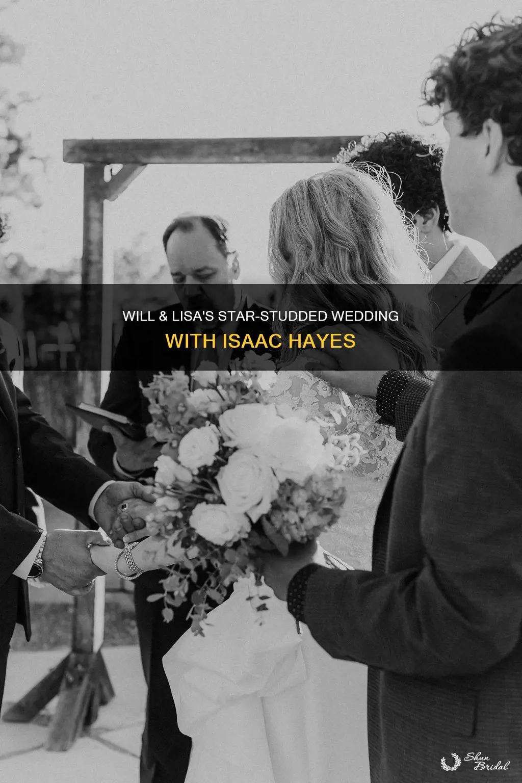 will and lisa wedding with isaac hayes