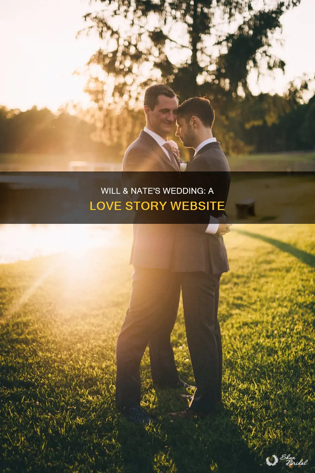 will and nate wedding website