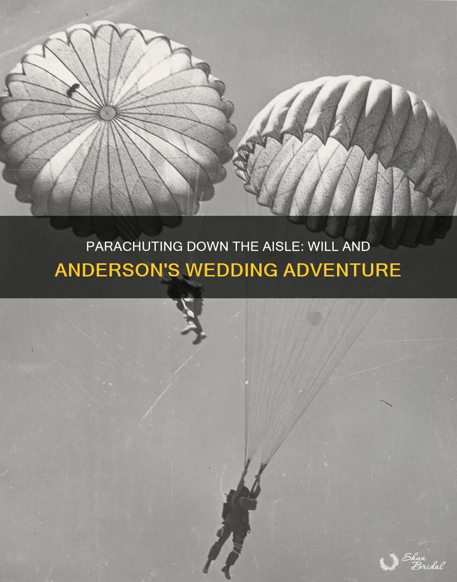will anderson parachute wedding