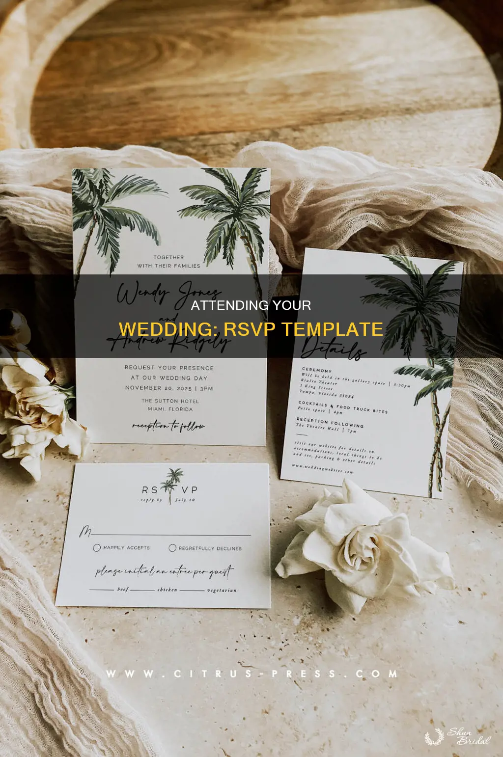 will attend wedding template