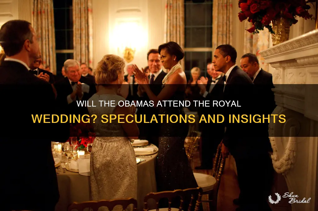 will barack and michelle obama attend royal wedding