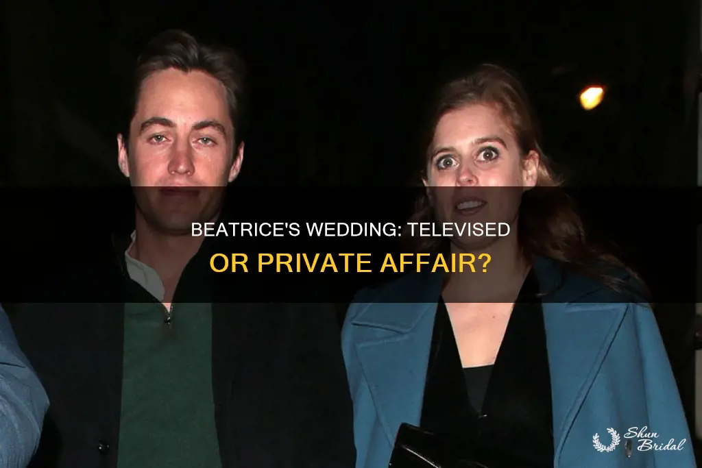 will beatrice wedding be televised
