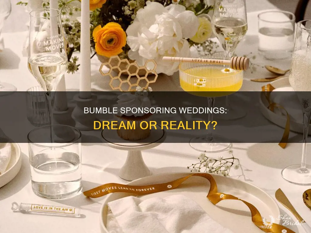 will bumble pay for my wedding