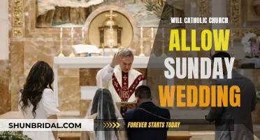 Sunday Nuptials: Catholic Church's Stance on Weddings