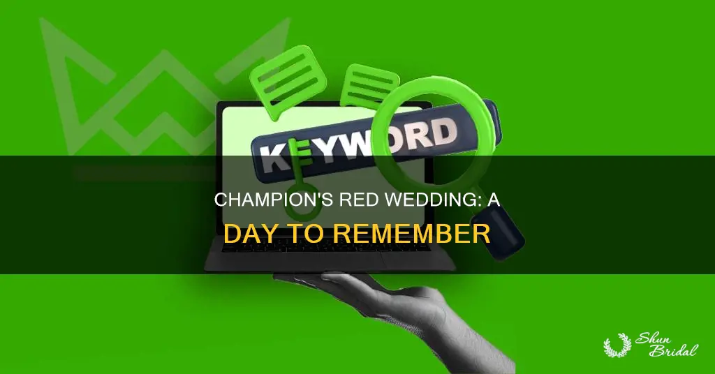 will champion red wedding