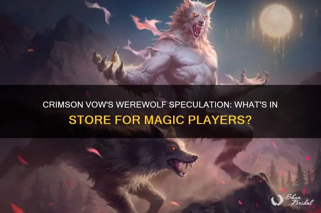 will crimson vow have werewolves