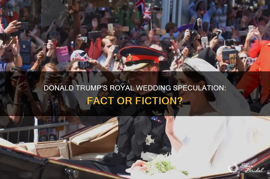 will donald trump be a royal wedding