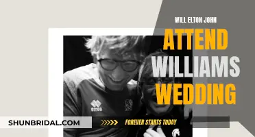 Sir Elton John: Will He Attend Princess Williams' Wedding?