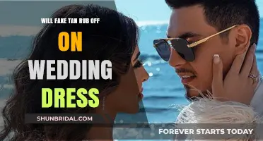 Preventing Fake Tan Stains on Your Wedding Dress