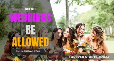 Fall Weddings: What's Allowed?