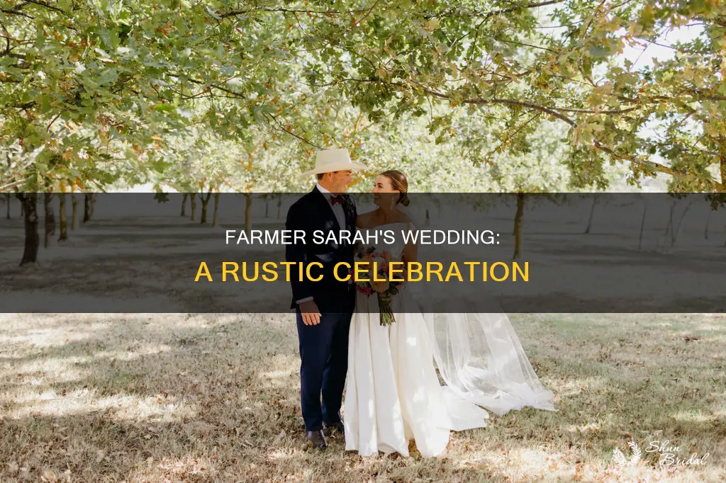 will farmer sarah wedding