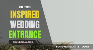 A Wedding Entrance Inspired by Will Ferrell's Comedic Genius