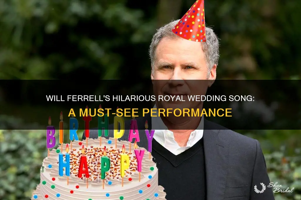 will ferrell royal wedding song