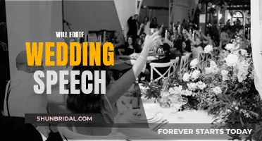 Forte's Wedding Speech: A Heartwarming Surprise