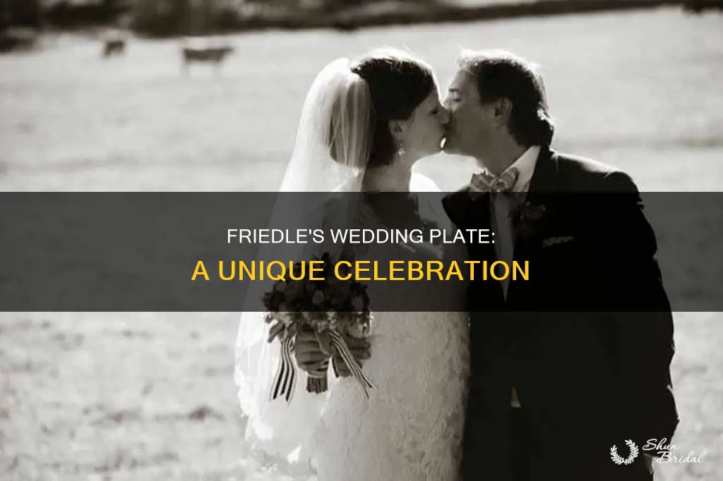 will friedle wedding plate