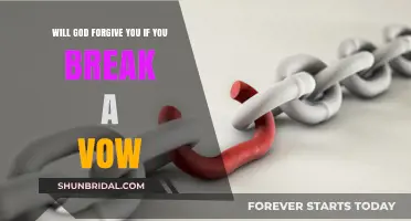 Breaking Vows: Can God's Forgiveness Mend What's Been Broken?