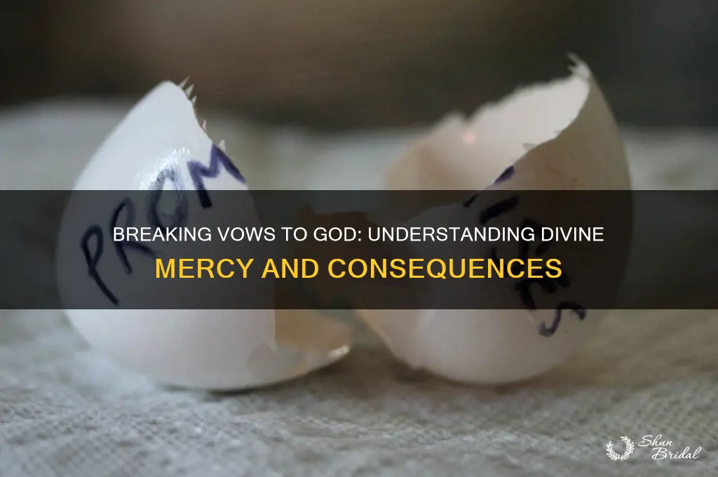 will god punisv me for breaking a vow to god