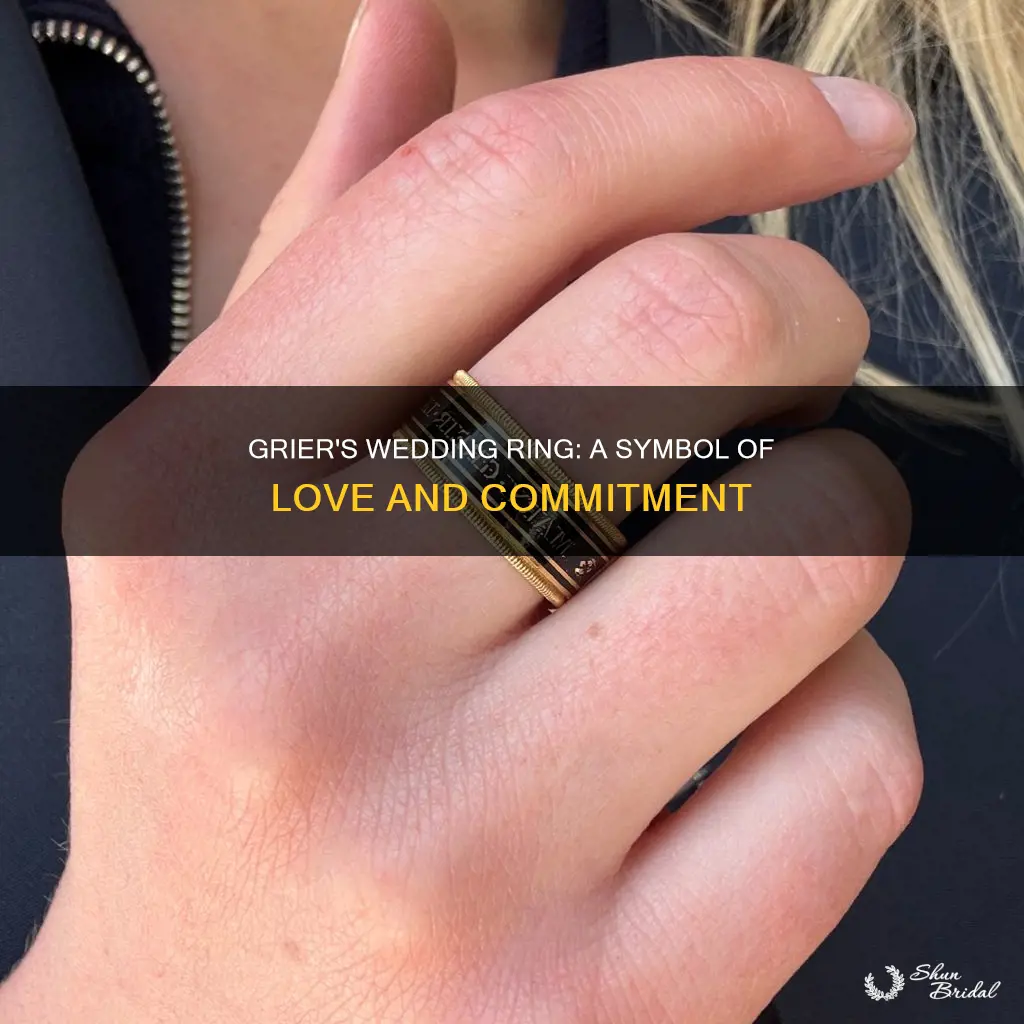 will grier wedding ring