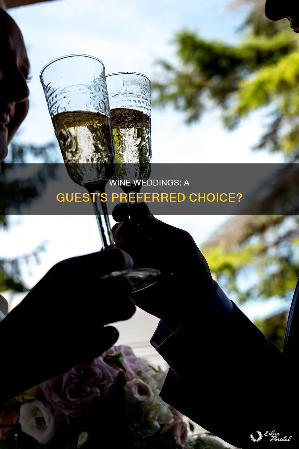 will guests really prefer wine wedding