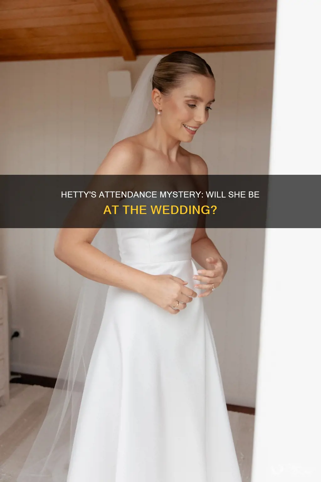 will hetty be at the wedding