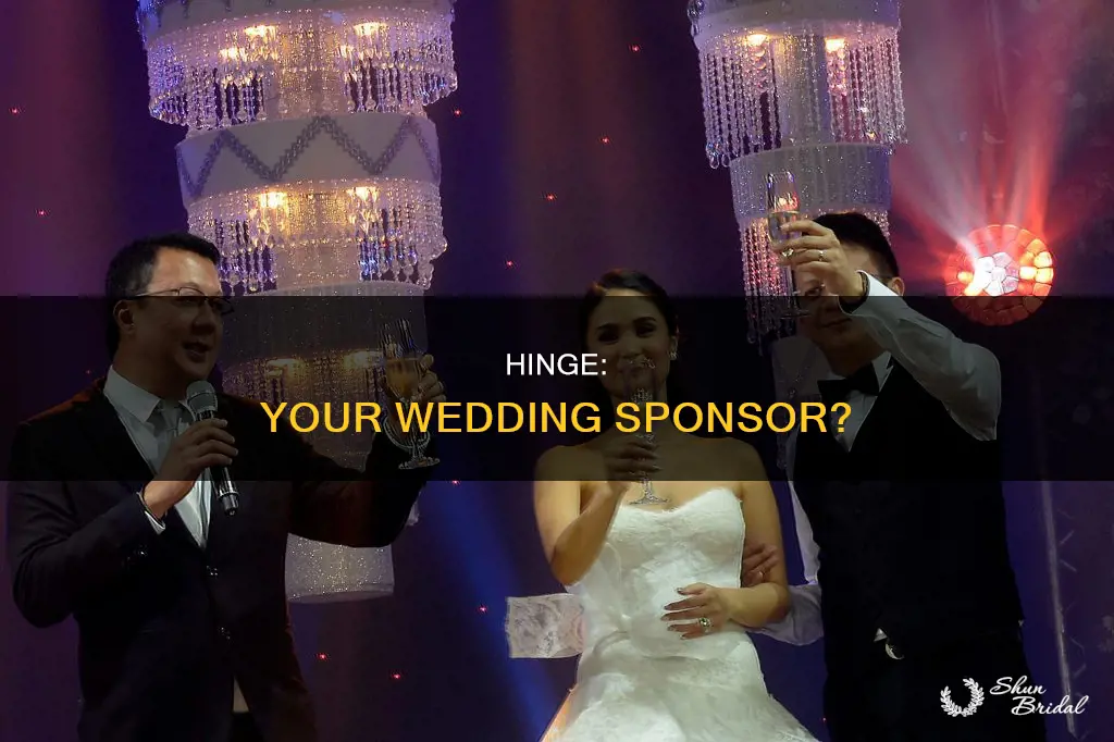 will hinge sponsor my wedding