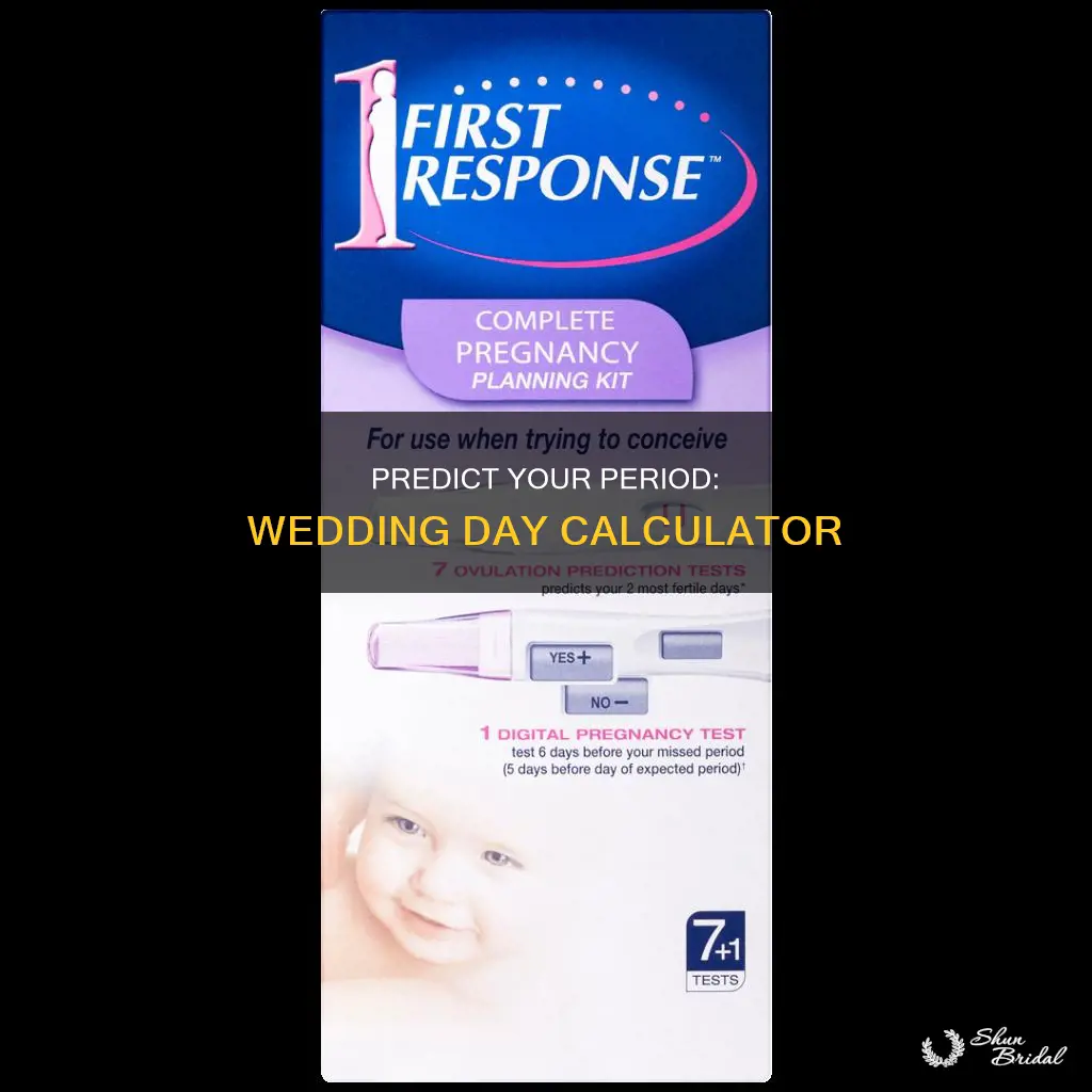 will I have my period on my wedding day calculator
