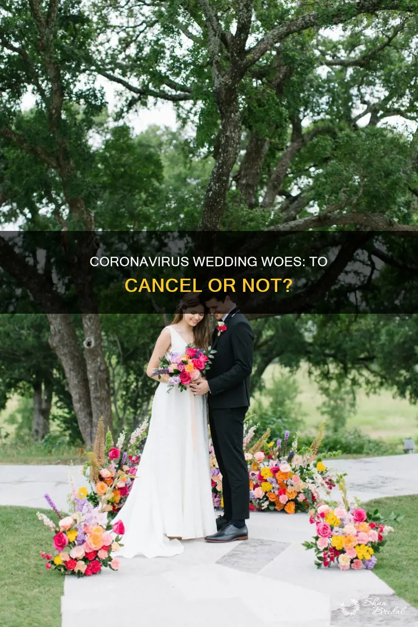 will I have to cancel my wedding because of coronavirus