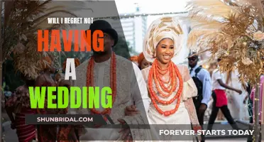 A Wedding-less Future: Regret or Relief?