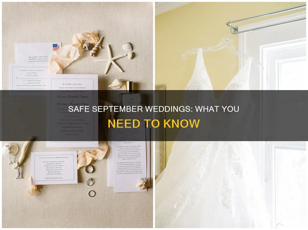 will it be safe to have a wedding in September