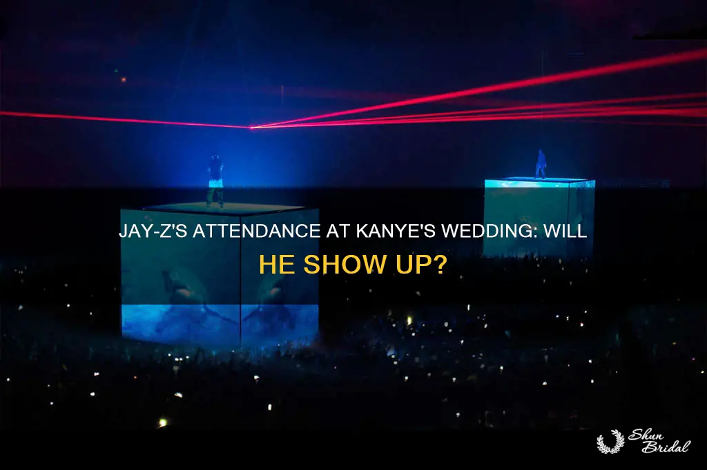 will jay z attend kanye wedding