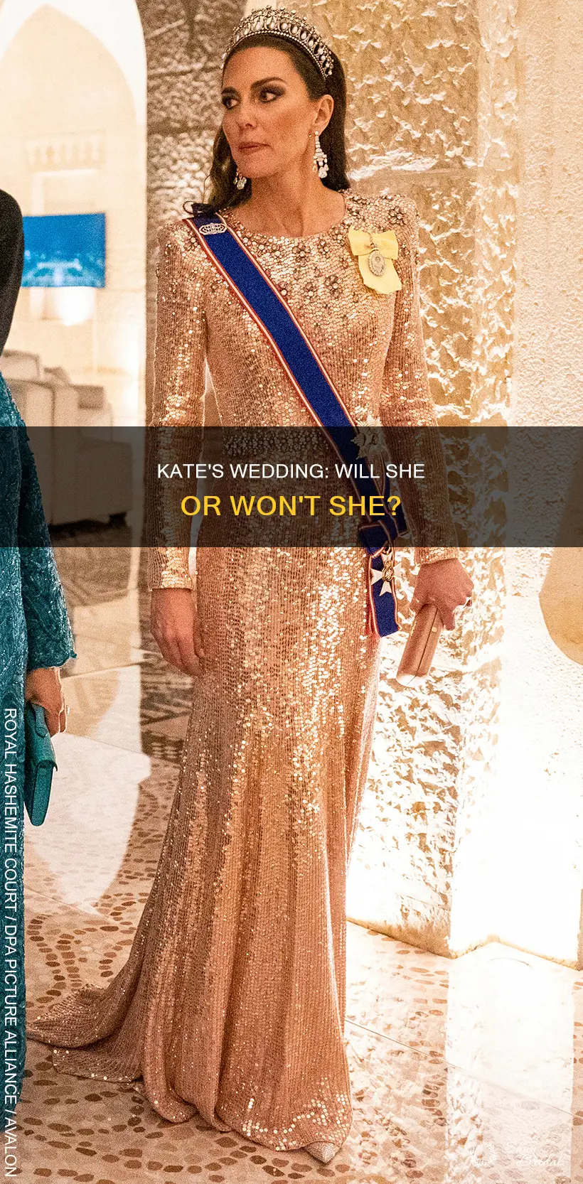 will kate be at the wedding