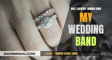 How Lacquer Thinner Affects Your Wedding Band