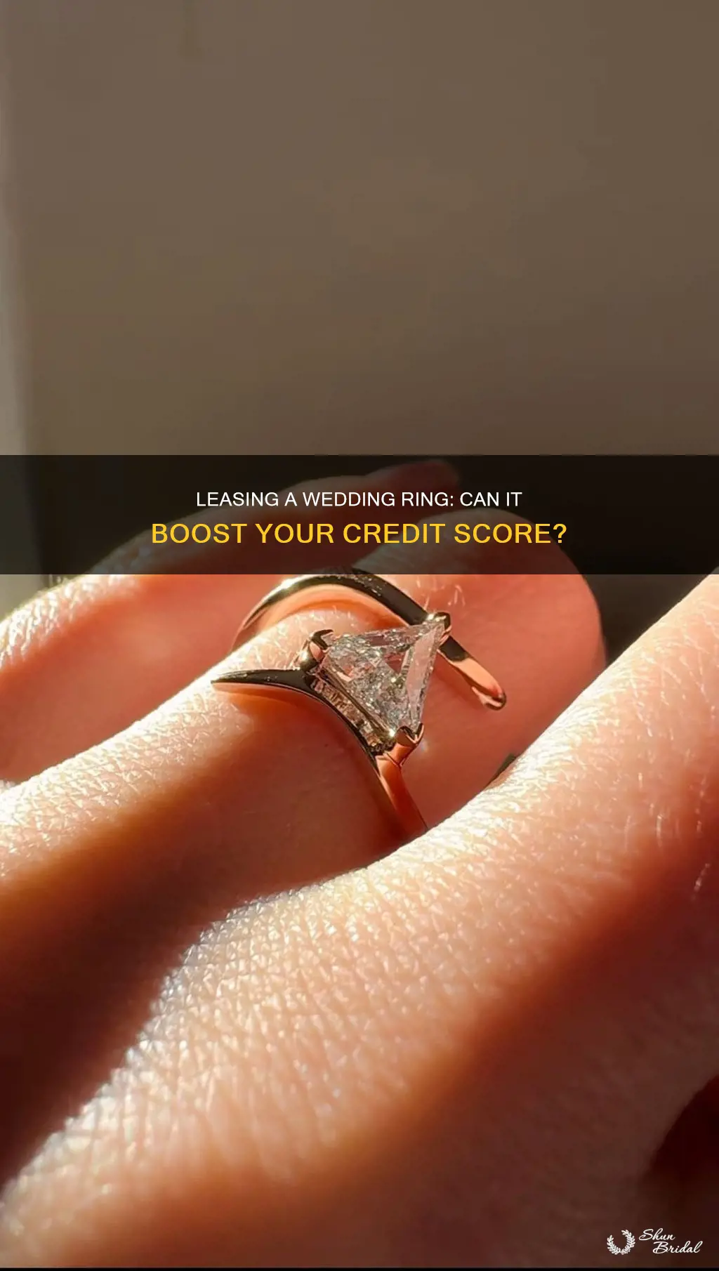 will leasing a wedding ring boost my credit score