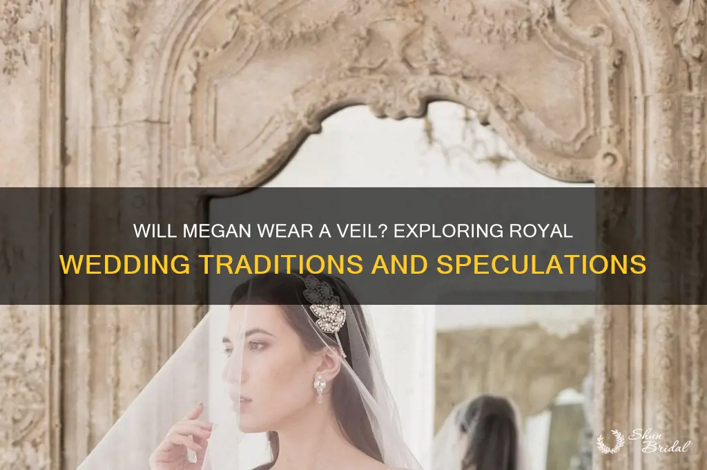 will megan wear a veil