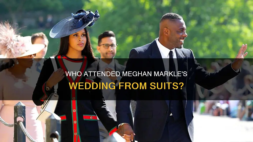 will meghan markle co-stars of suits be at wedding