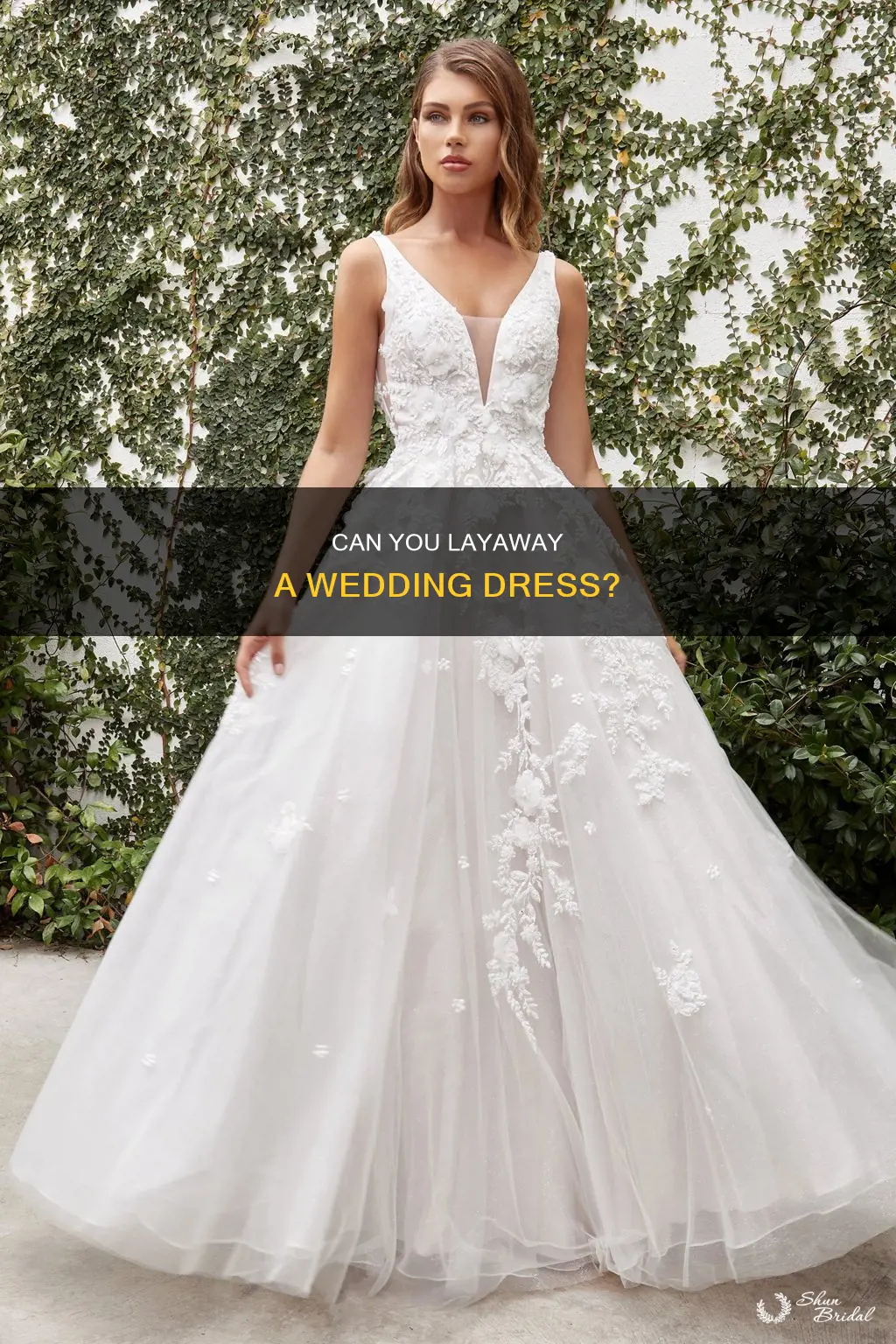 will most places let you layaway a wedding dress