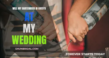 Bartenders: ID Checks at Your Wedding