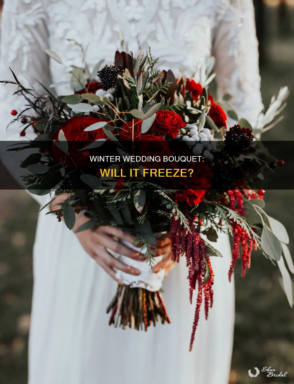 will my bouquet freeze winter wedding