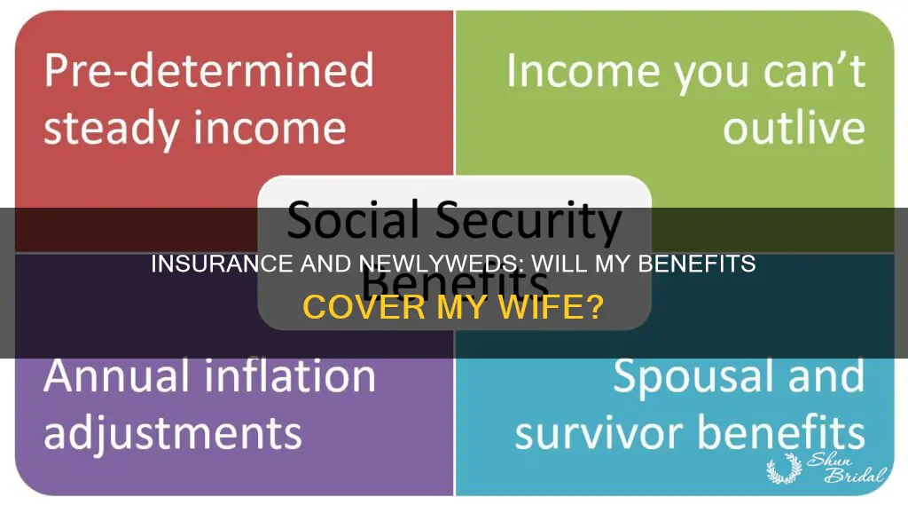 will my insurance overwrite my newly wedded wifes ssi
