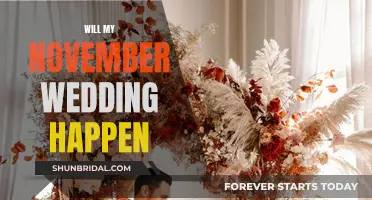 November Nuptials: Will My Wedding Happen?