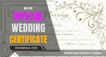 How to Get Your Official Wedding Certificate