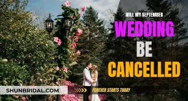 September Wedding Woes: Will My Big Day Be Cancelled?