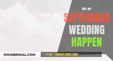September Wedding Woes: Will My Big Day Happen?