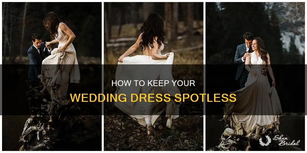will my wedding dress get dirty