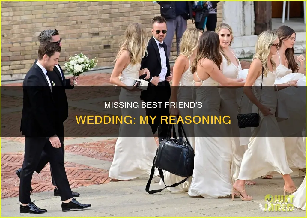will not be attending best friend