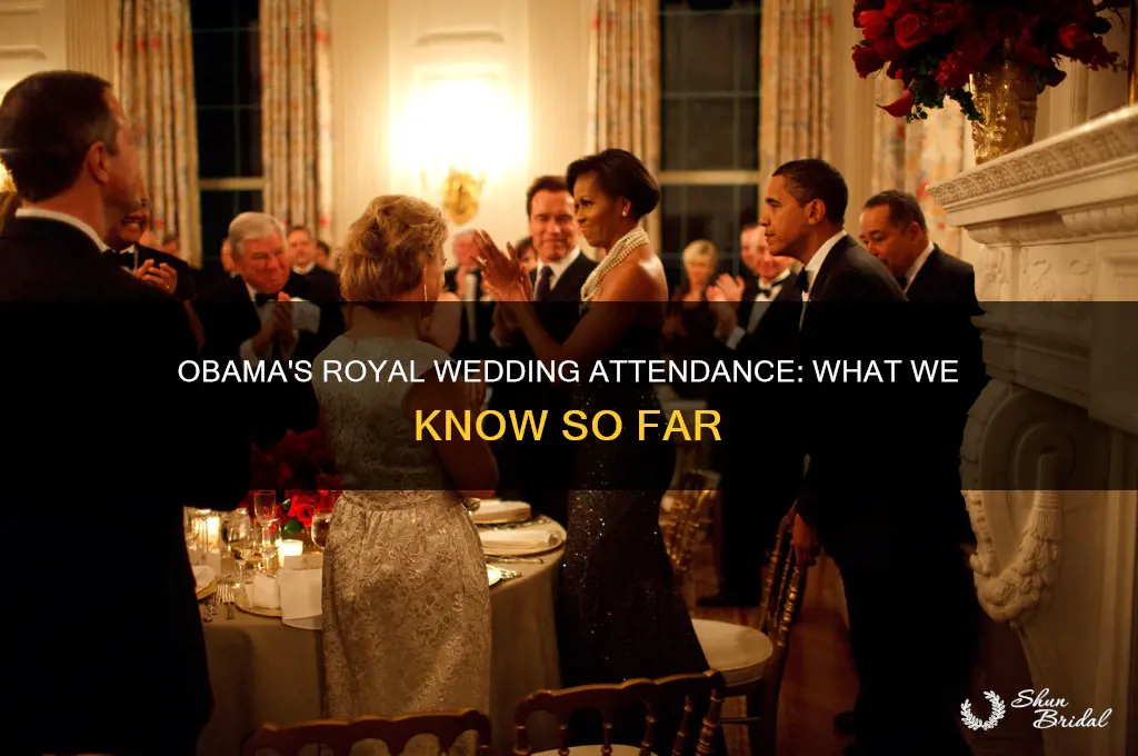 will obama be at the royal wedding