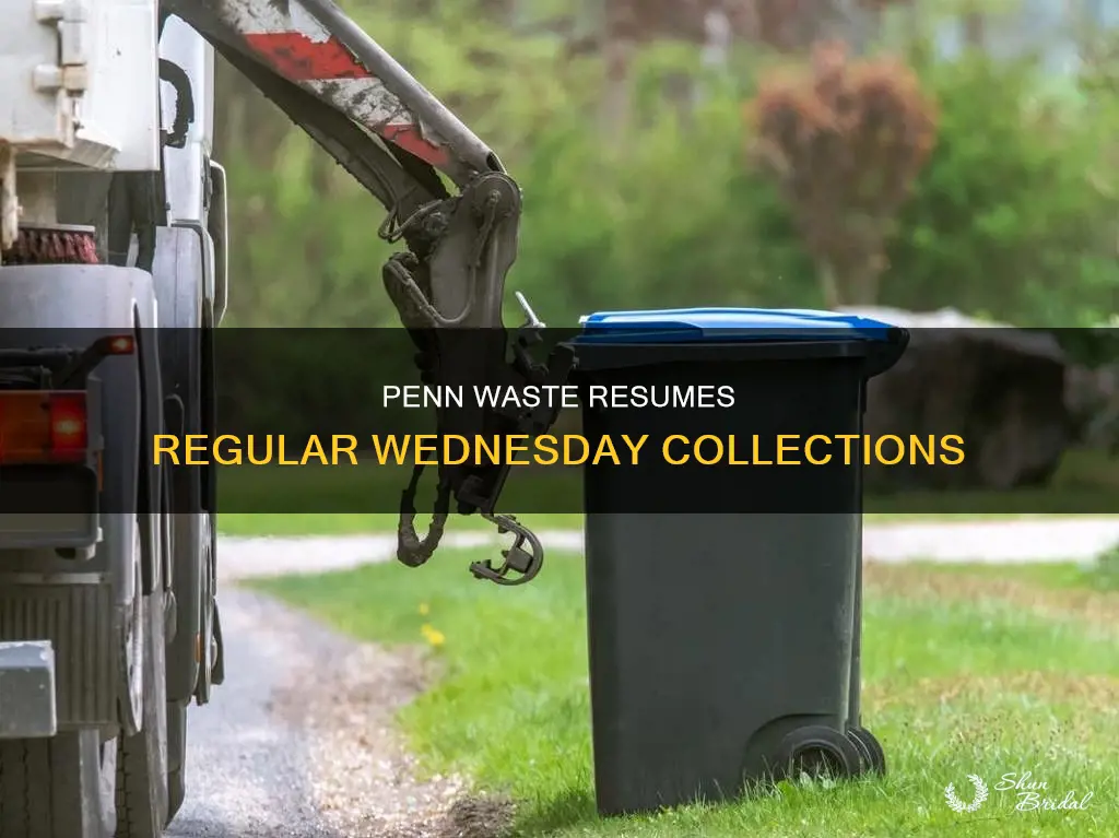 will penn waste pickup regular schedule on wed