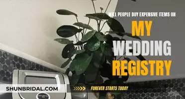 Wedding Registry: Will Guests Buy Expensive Gifts?