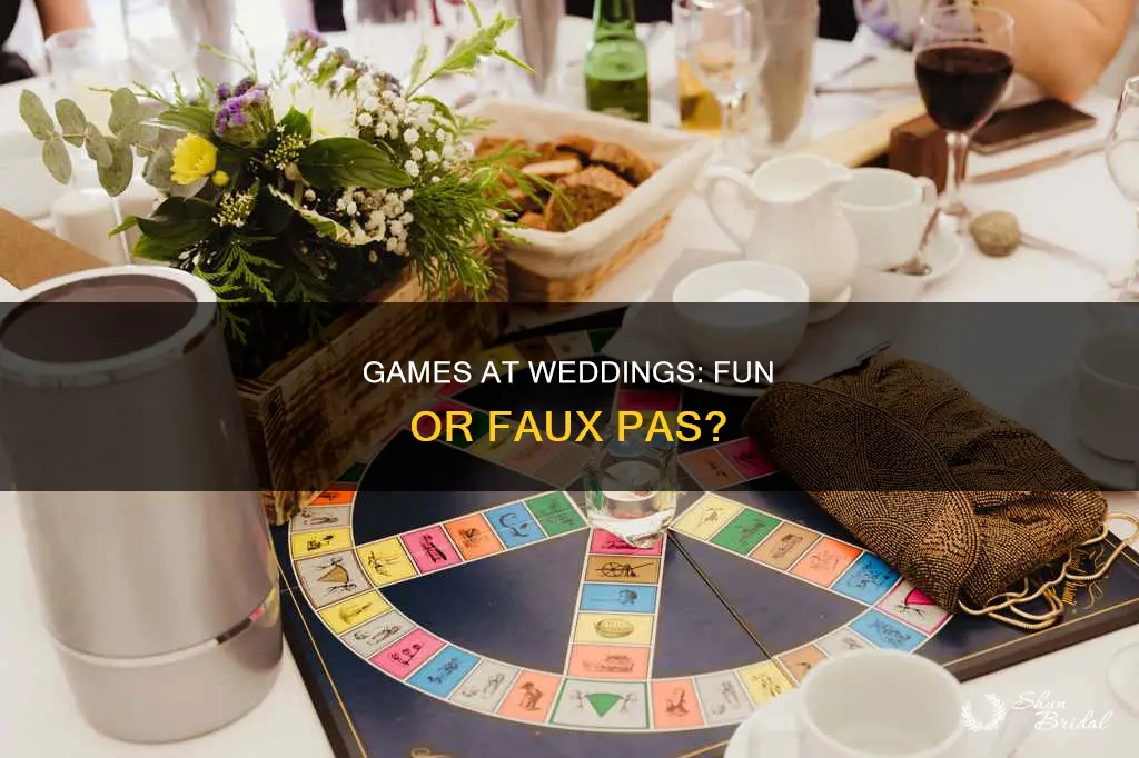 will people play games at weddings