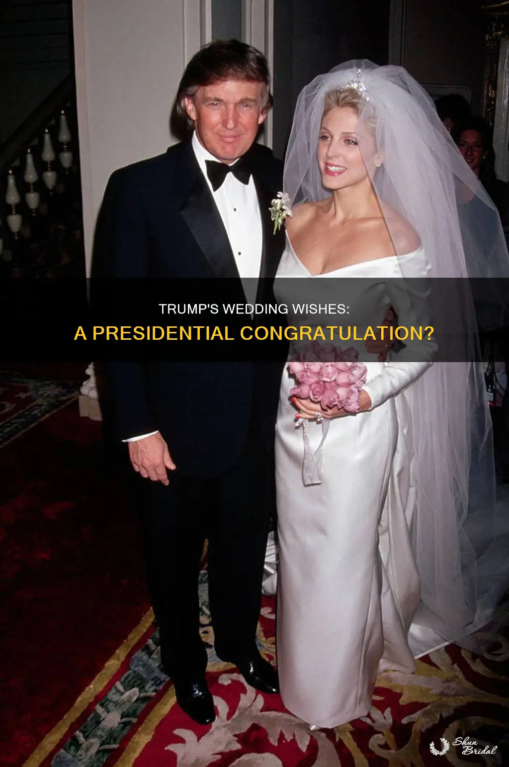 will president trump send a wedding congrutuations